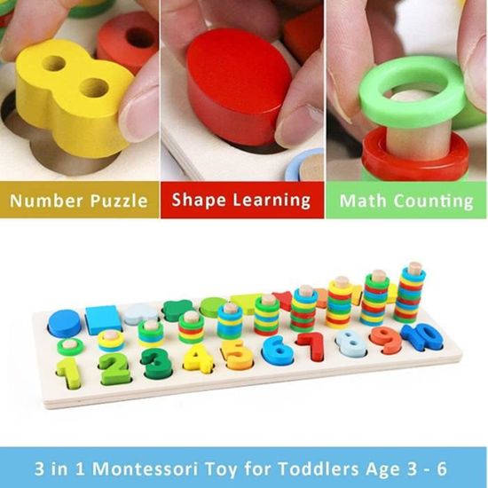 Generic Puzzle Alphabet en Bois, 51 Pièces, Coordination œil-Main, Surface Brillante, Jouets d'apprentissage pour Enfants et Parents