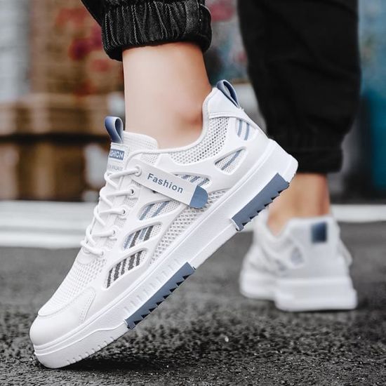 Baskets Homme Montantes Décontractées - Sneakers Fitness Running Gym Respirantes - Chaussures Sport Mode Tendance