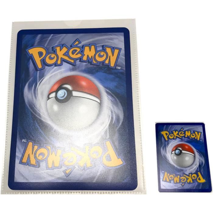 10 pochettes de Protection individuelles pour Carte Pokemon Jumbo