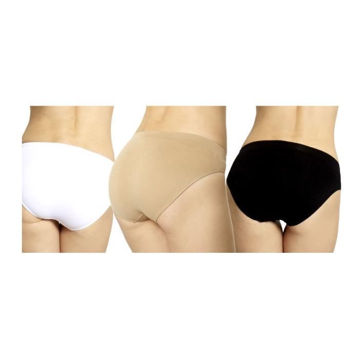 Culotte Unie pour Femme Qualit et Confort Pack de 6 Culottes