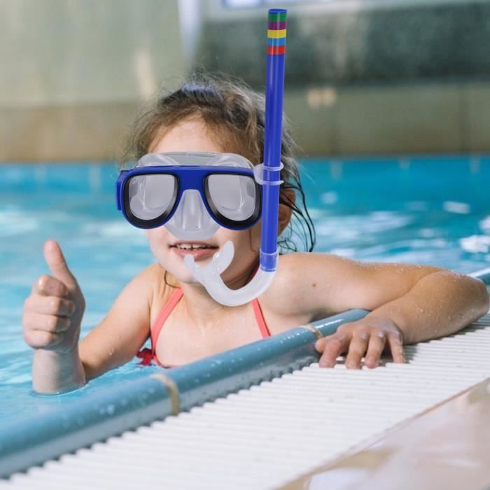 Rose - Ensemble de lunettes de natation pour enfants, équipement de plongée  en apnée, masque de plongée pour