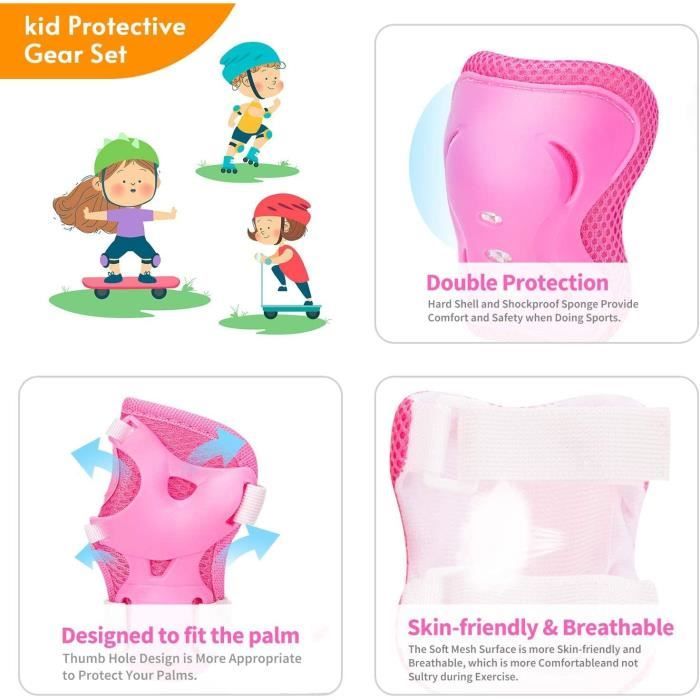 Leytn® Kit de Protège-genoux Enfants Protection Roller Enfant