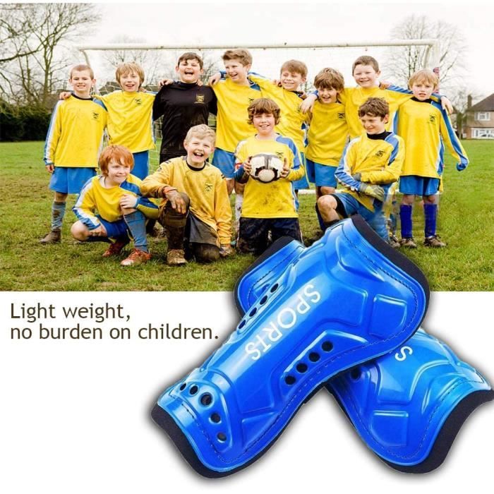 Protège-Tibias Miniatures Football - Lot De 2 | PBT/EVA, 10cm, Léger | Pour Futsal, Sports