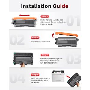 Cartouche Toner Brother DCP 7055W Compatible Noir - Marque Kittoner