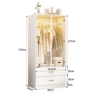 Penderie avec Housse,Armoire de Rangement en Tissu,Haloyo®,armoire d'angle,Placard,Garde-robe