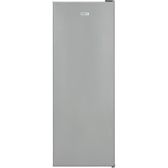 OCEANIC Congélateur armoire - 182L - Froid statique L54 x H145,5cm - SILVER