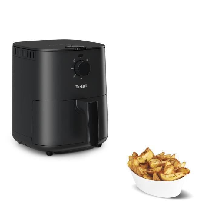 TEFAL EY130815 Friteuse sans huile électrique, Technologie air chaud, Capacité 3,5 L, Compacte, Cuisson saine et croustillante, Noir