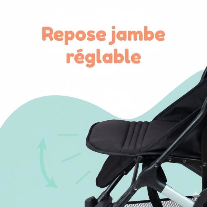 BAMBISOL Poussette compacte YUKO à 36 mois (max 15 kg