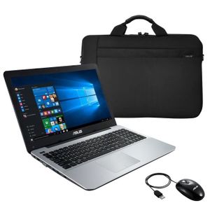 Vente PC Portable ASUS PC portable R556QA-DM388T - 15'' Full HD - AMD A12-9720P - RAM 8Go - Stockage 1To + 128Go SSD - Windows 10 + sacoche & souris pas cher Vente PC Portable ASUS PC portable R556QA-DM388T - 15'' Full HD - AMD A12-9720P - RAM 8Go - Stockage 1To + 128Go SSD - Windows 10 + sacoche & souris pas cher