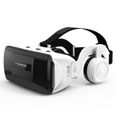 Casque VR, Lunettes 3D Réalité Virtuelle pour iPhone, Samsung et Autres Smartphone (4.0 à 6.0 Pouces) Blanc Mon1224-9-37154-0