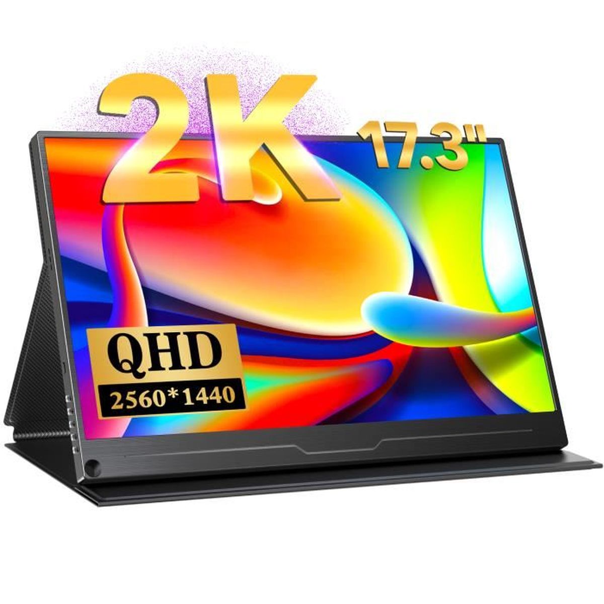 Écran Portable 17 Pouces CDISPLAY - Moniteur 2K USB-C Gaming pour
