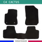 AUTOSWEET Tapis de voiture - Sur Mesure pour C4 CACTUS (dès 2014) - 3 pièces - Tapis de sol antidérapant pour automobile