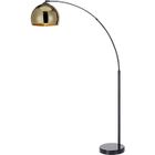 Lampadaire arqué, Teamson Home, noir/dore, 110 X 30 X 170