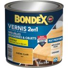 Vernis bois chêne clair mat - BONDEX - 0,5 L
