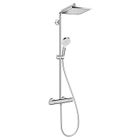Colonne douche Showerpipe Crometta E 240 1 jet EcoSmart chromé Hansgrohe