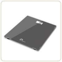 Pèse-personne électronique - LITTLE BALANCE - 160 kg max - plateau verre trempé - couleur gris