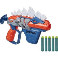pistolet dinoSquad Stegosmash et Flechettes Nerf Officielles bleu orange