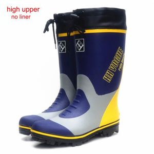 OUTILLAGE PÊCHE haut--Bottes De Pluie Hautes En Caoutchouc Pour Ho