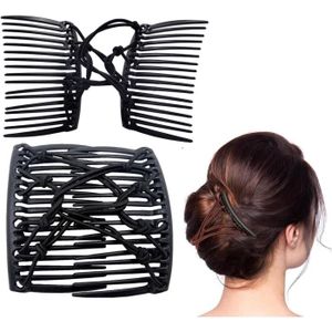 Peigne Magique Extensible En Velours - Avec Deux Clips - Pour Cheveux Longs - Neuf Avec étiquettes