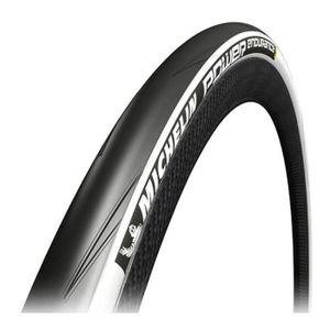700X25C Michelin Pneu 700X25 Power Road Noir//Rouge Velo Adulte Unisexe