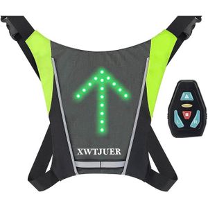 Zerone Gilet de sport LED Luminous Gilet Summer Night Sports Running  Cycling Réfléchissant Vêtements de sécurité Jaune