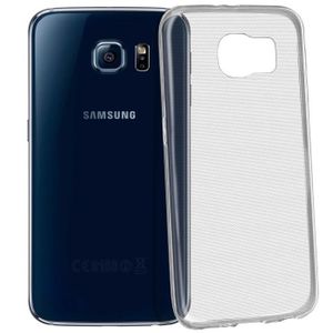 COQUE - BUMPER Coque pour Samsung Galaxy S6 Protection Silicone Souple Ultra-Fin Transparent