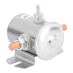 Non-brand Contacteur De Bascule De Treuil De Contacteur De Relais De Solénoïde De 12V 250AMP Et 4 Chapeaux De Connecteur 