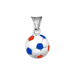 Neuf Pendentif Football en Argent 925