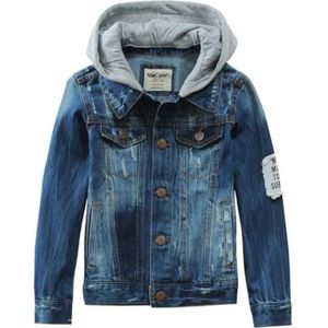 VESTE Veste en Jean Enfant Garcon À Capuche Mi Saison