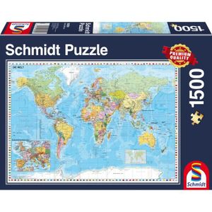PUZZLE Puzzle Planisphère, 1500 pcs