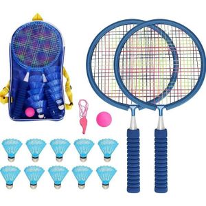 VOLANT DE BADMINTON Lot de raquettes de badminton pour enfants 16 en 1