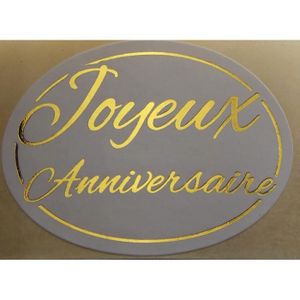 Etiquette Joyeux Anniversaire Cdiscount Etiquette Joyeux Anniversaire Cdiscount