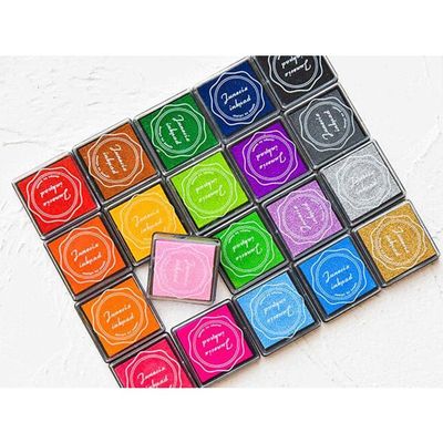 Ksvaye 15 Couleurs Encre Tampon Encreur Enfant Tampons Encreurs