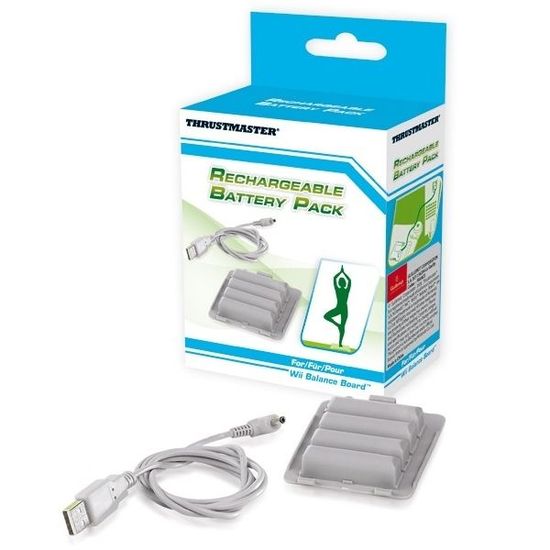 RECHARGEABLE BATTERY PACK WII FIT THRUSTMASTER Cdiscount Jeux vidéo
