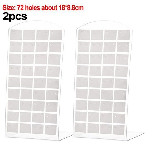 100 Cartes En Papier Kraft Pour Présentation De Bijoux - Supports Avec Découpes Pour Boucles D'oreilles Et Colliers
