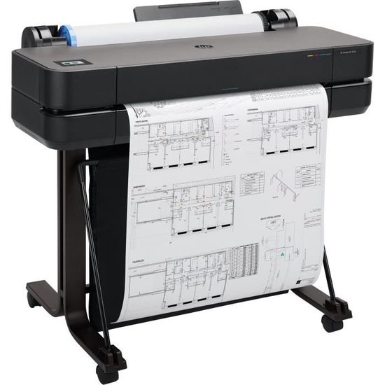 Imprimante - HP - DesignJet T630 24p - Noir