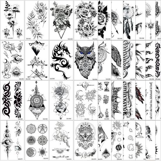ZC03633-TATOUAGES Tatouages temporaires imperméables pour femmes,hommes ZC03633-TATOUAGES Tatouages temporaires imperméables pour femmes,hommes