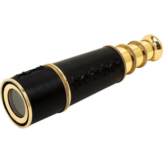 Jumelles Nautiques Vintage En Laiton Et Cuir - Style Ancien Royal Navy - Reproduction Artisanale D'Inde