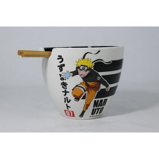 BEMS | NARUTO - Bol à Ramen avec Baguette 414ml - Team Seven BEMS | NARUTO - Bol à Ramen avec Baguette 414ml - Team Seven