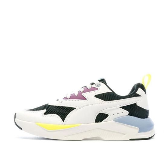 Baskets Blanches/Jaune/Noir Homme Puma X-Ray Lite Blanc