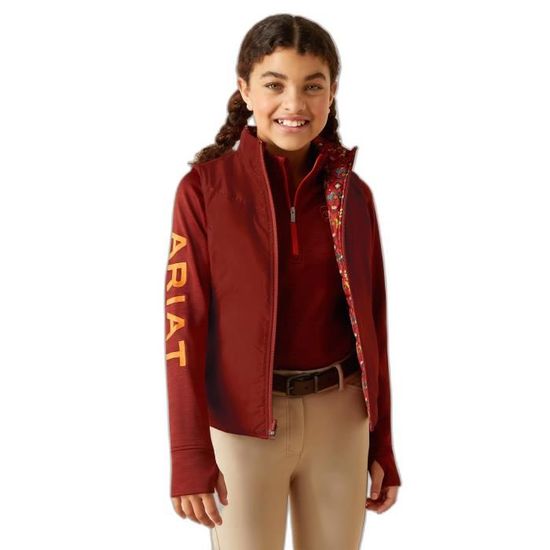 Veste imperméable sans manches réversible fille Ariat Bella