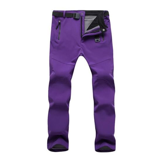 YonglanA Pantalon En Plein Air Homme Couleur Mixte Élasticité Étanche Escalade Randonnée Pantalons Bleu Vert 2XL