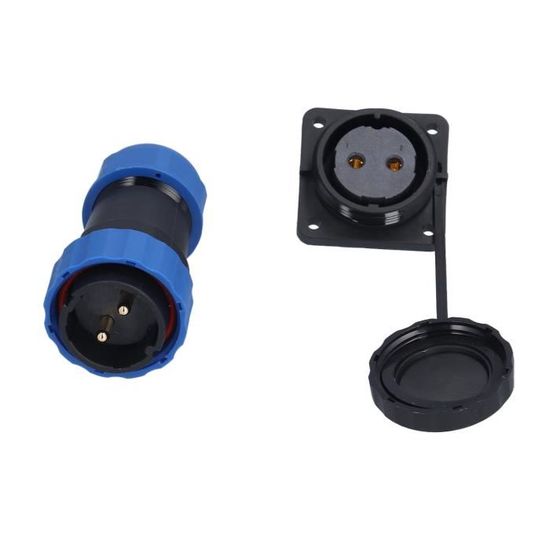 Prise aviation Prise de courant aviation IP68 tanche SP28 Connecteur d'alimentation mle et