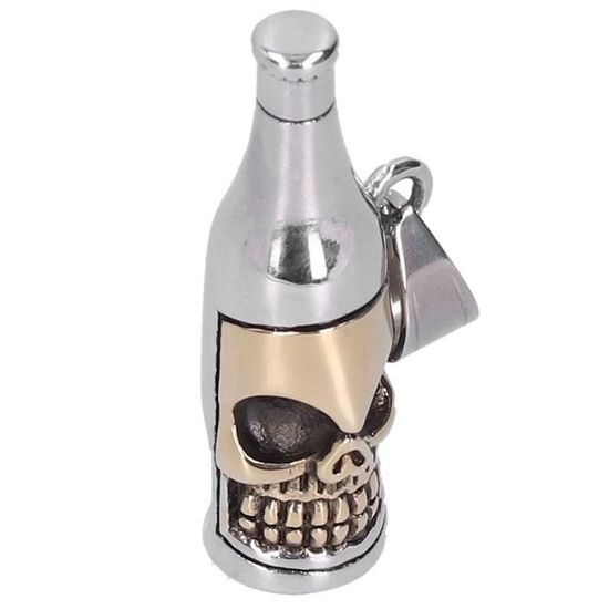 Pendentif Plastique Vintage Forme Bouteille - Marque CCB (Club Créateurs De Beauté)