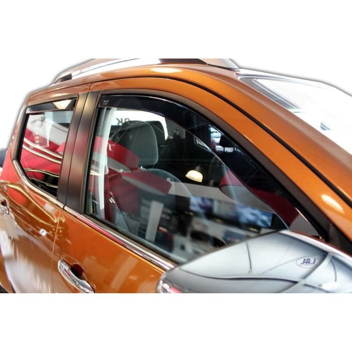 Deflecteur Auto Déflecteurs d'air - J&J AUTOMOTIVE - Nissan Navara D22 - Fumé ...