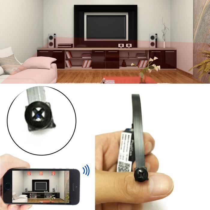 HD WIFI IP Caméra Cachée Espion Module Détection de Mouvement zc845