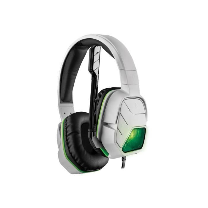 PDP Afterglow LVL 5 Plus Casque pleine taille blanc
