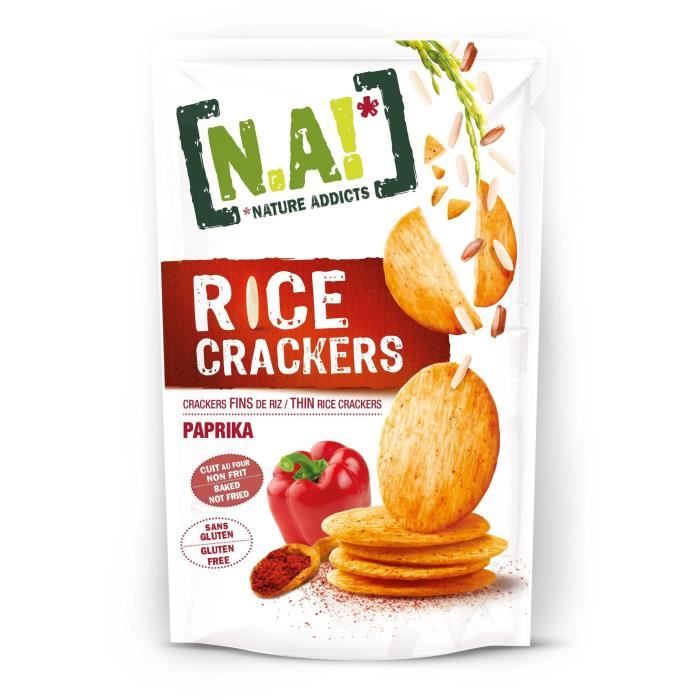 Crackers de riz au paprika 70g N.A!