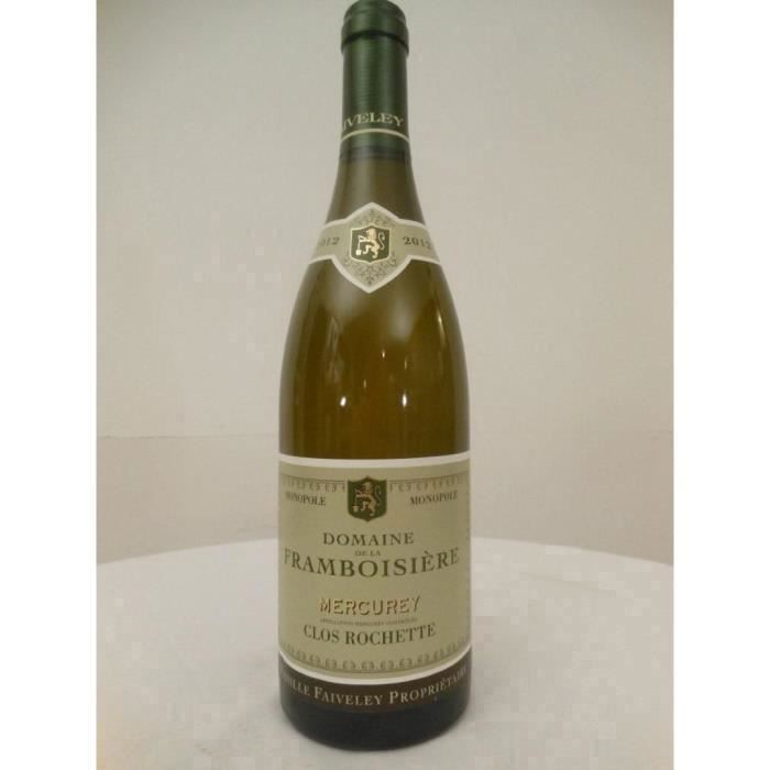 mercurey faiveley clos rochette - la framboisière blanc 2012 - bourgogne france