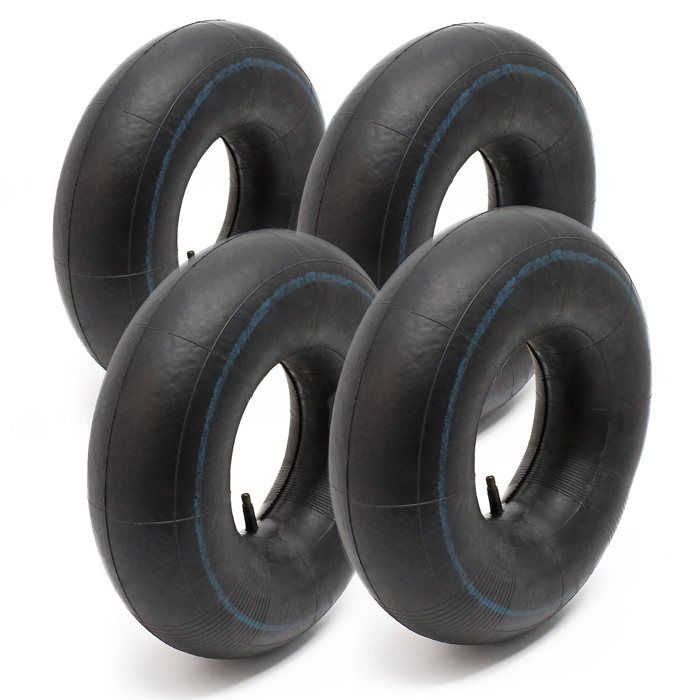 Set 4 Chambre air Brouette 3.50-8 TR13 Valve Pneu Diable Chariot Transport - 51948